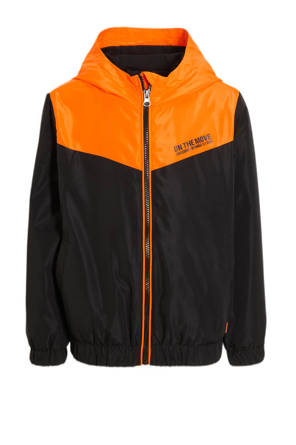 Orange Stars zomerjas Paco zwart/oranje