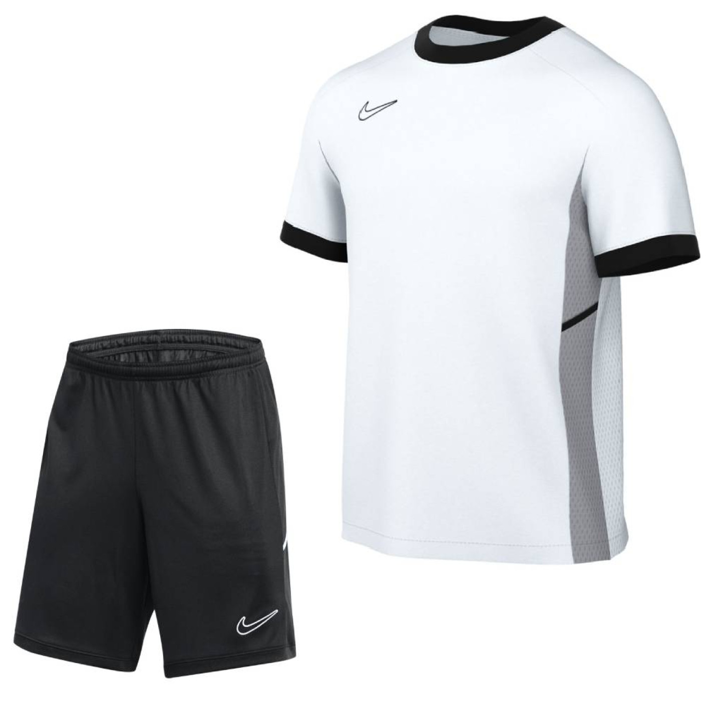 Nike Academy 25 Trainingsset Kids Wit Zwart Grijs