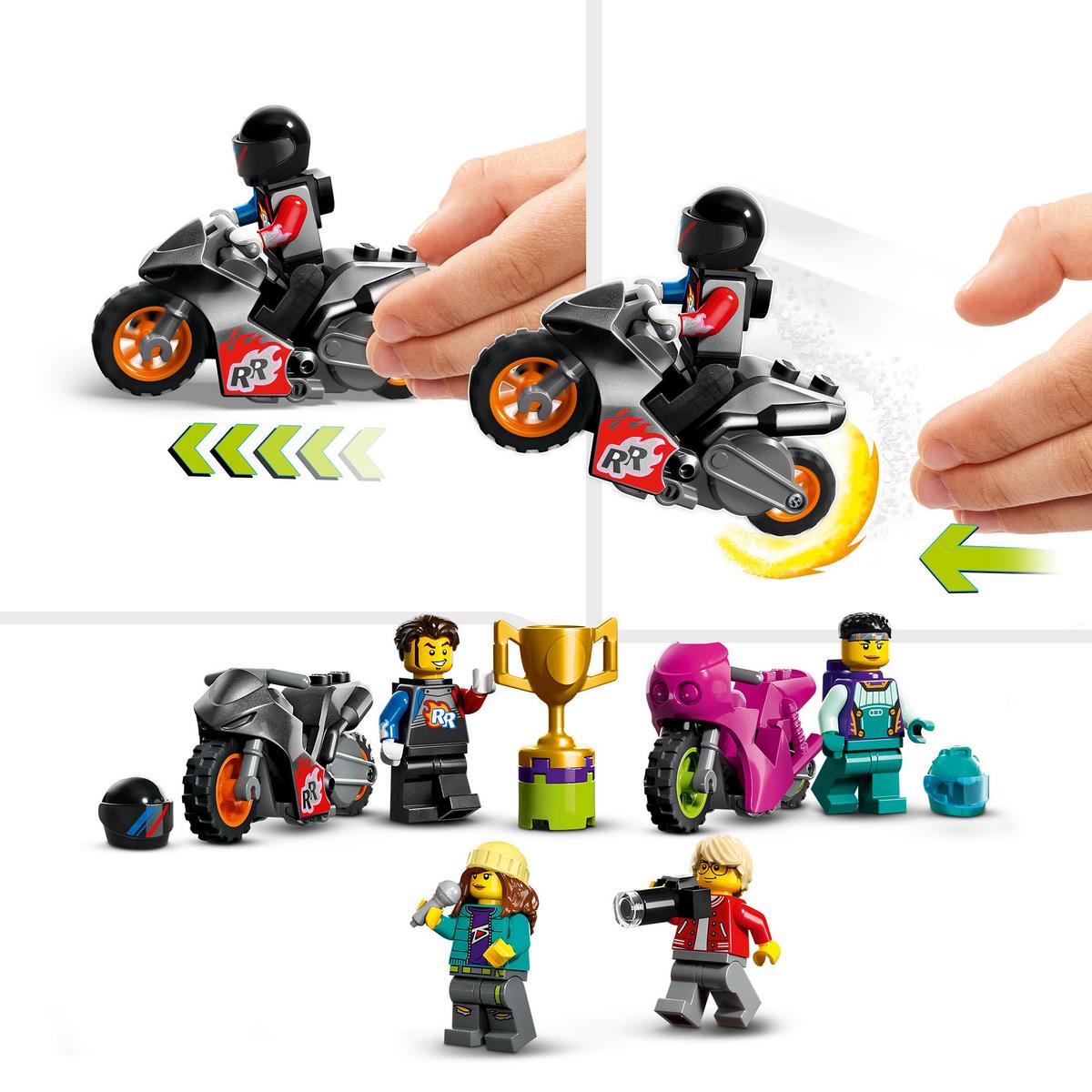 Défi ultime des motards cascadeurs Lego City 60361