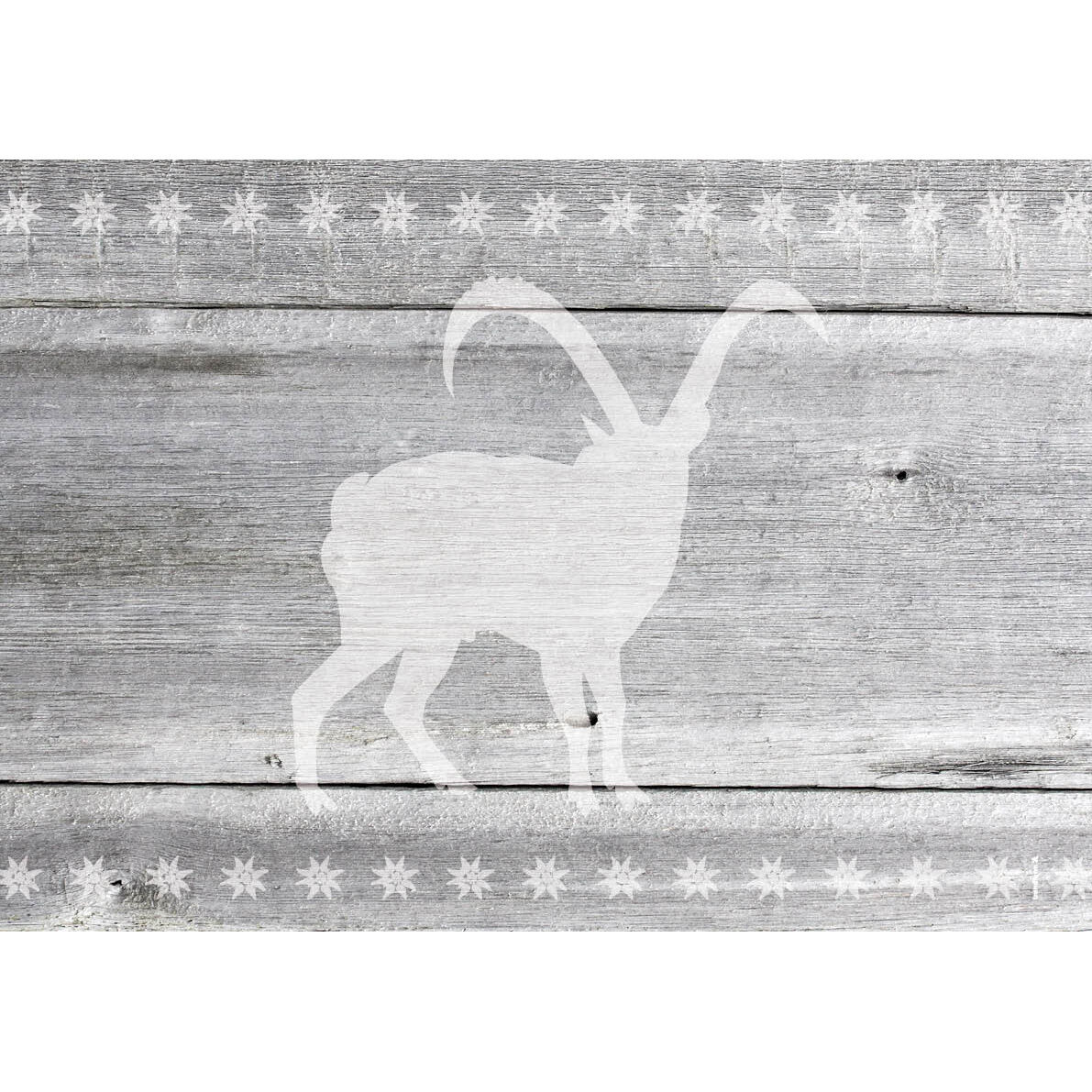 Papiertischset Steinbock