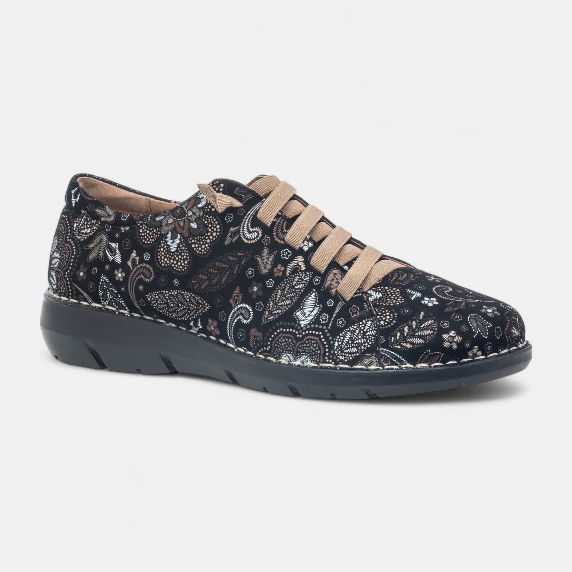 Derbies Femme en cuir multicolore