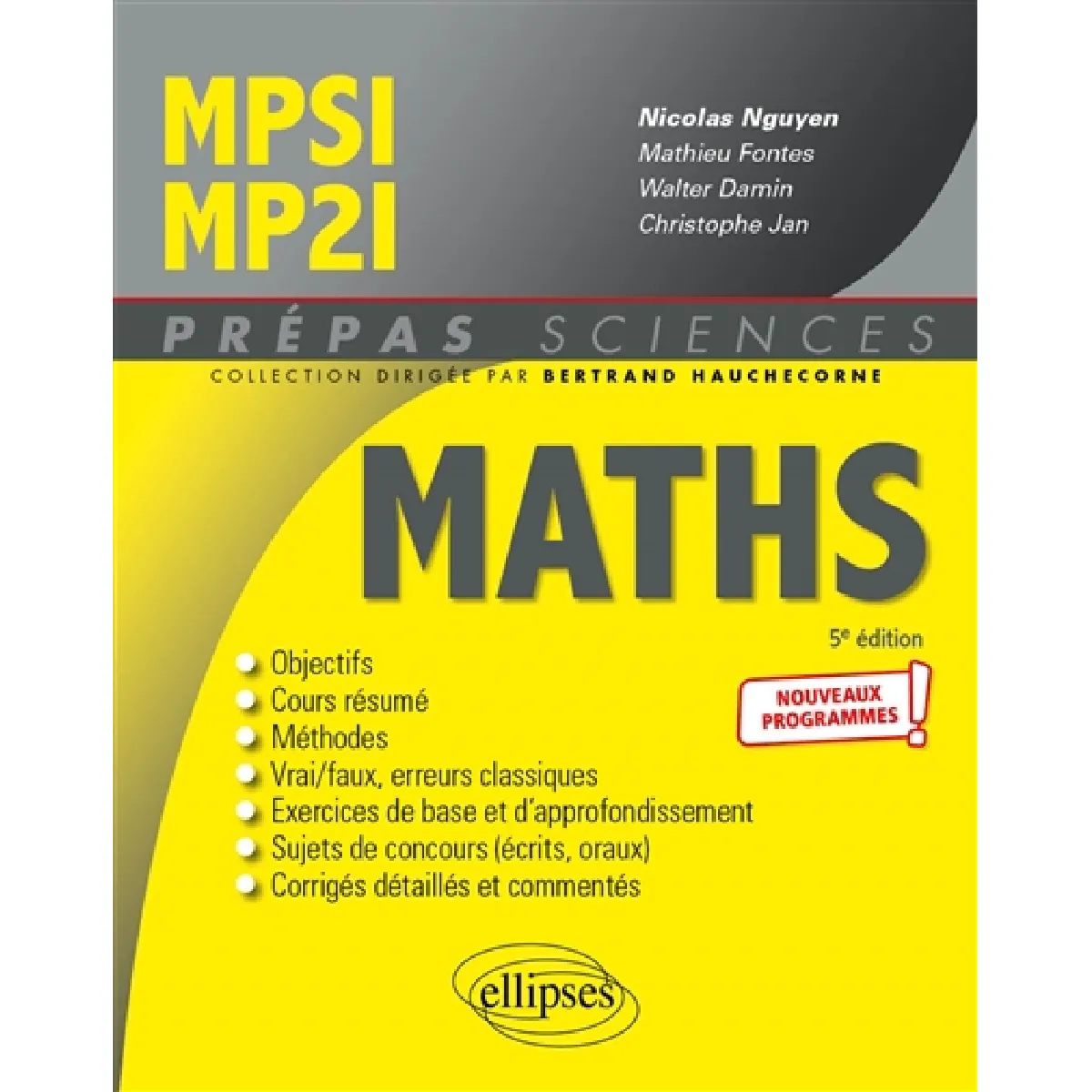 Maths MPSI, MP2I : nouveaux programmes · Occasion
