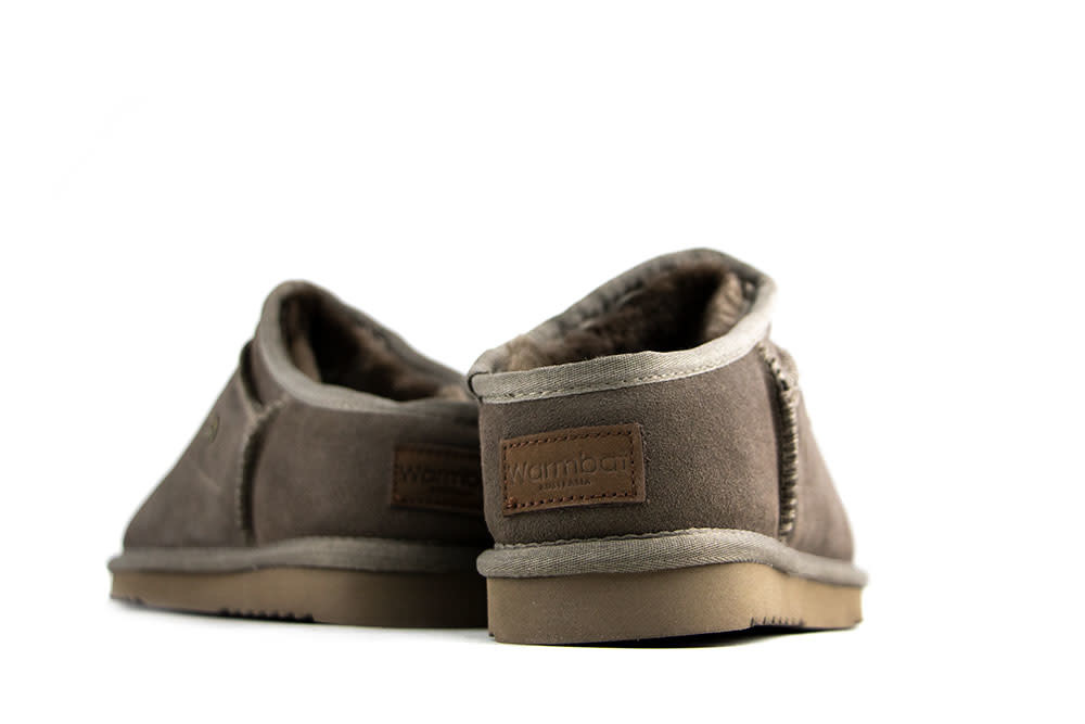 Warmbat Pantoffels Grijs Conner Pebble Suede