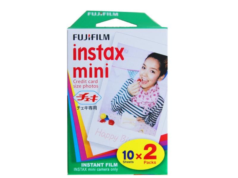 Fujifilm Sofortbildfilm Instax Mini 2x 10 Blatt Film für Instax-Sofortbildkameras, 2x 10 Blatt