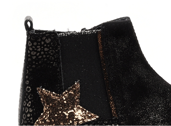 Bopy boots bottine enfant salamac noir