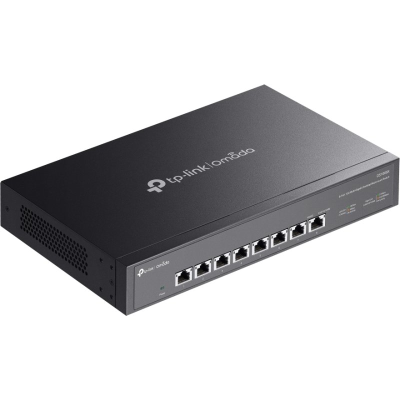 TP-Link Omada DS1008X commutateur réseau Non-géré 10G Ethernet (100/1000/10000) 1U Noir