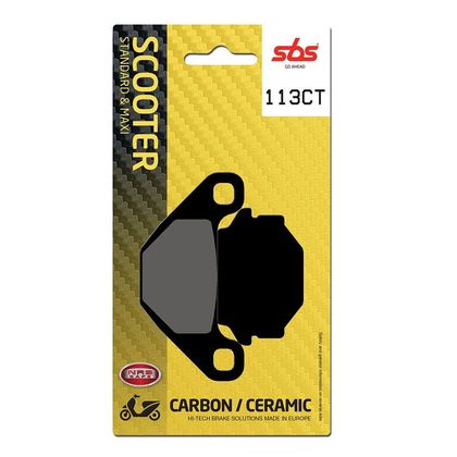 Plaquettes de freins SBS 113CT Organique Arrière