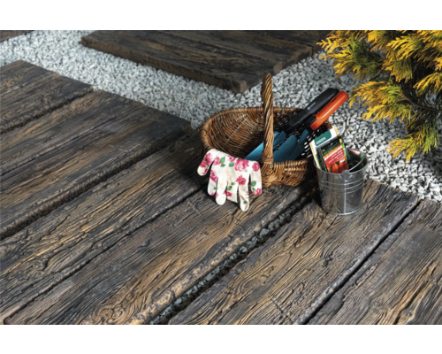 Betonnen houten plank, rustiek bruin, 90 x 22,5 x 4 cm