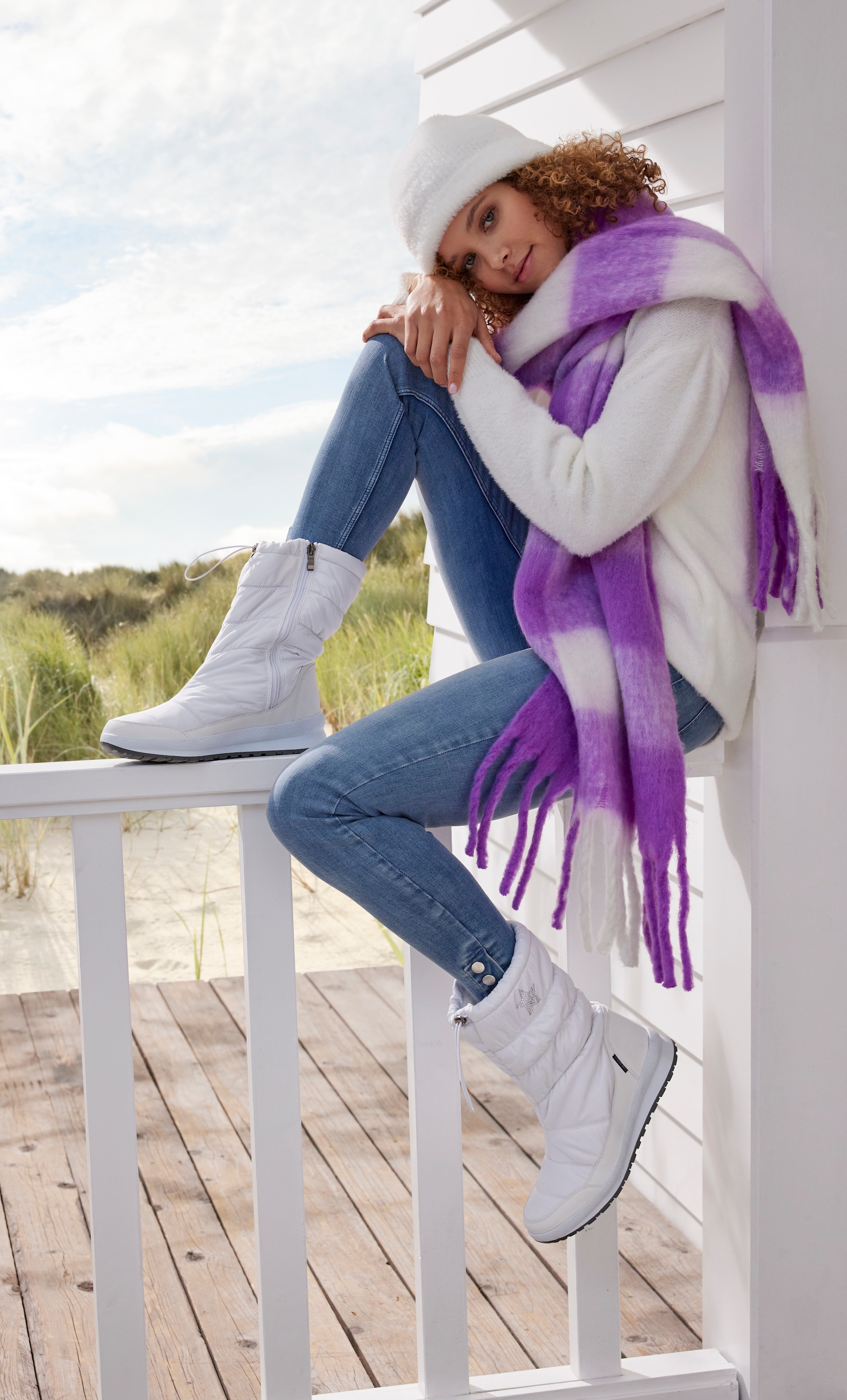 LASCANA Winterstiefel  Stiefelette, Winterboots mit Warmfutter, wasserabweisend