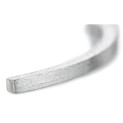 Armreif Satin, Silber