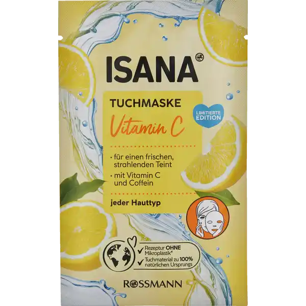 Tuchmaske Vitamin C
