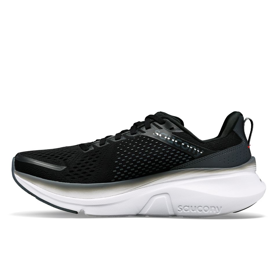 saucony guide 17 herre black