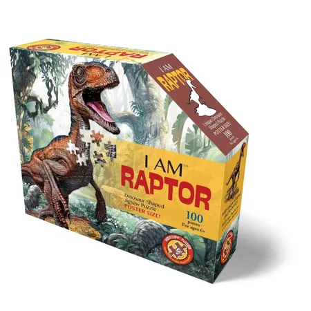 MADD CAPP Konturenpuzzle Junior Velociraptor, 100 Teile