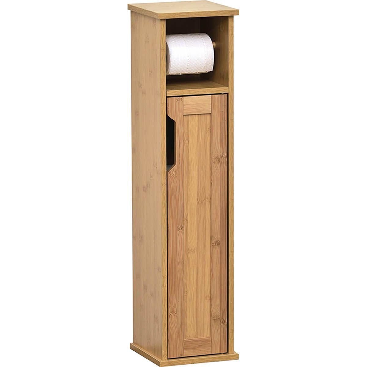 MEUBLE RESERVE ET DEROULEUR PAPIER WC MAHE