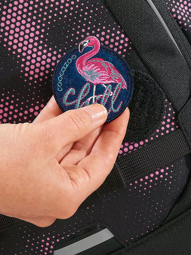 COOCAZOO Schulrucksack MATE PINK ILLUSION schwarz