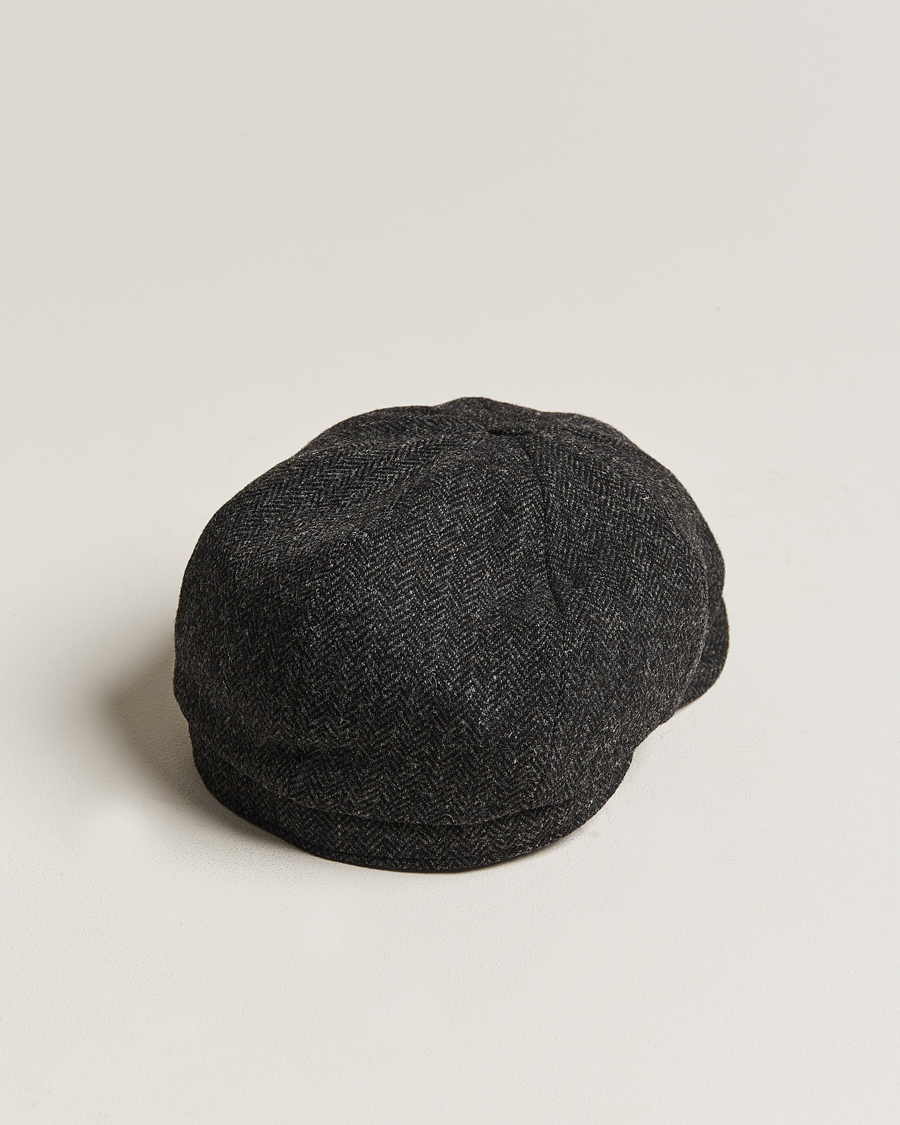Wigéns Newsboy Classic Shetland Wool Dark Grey