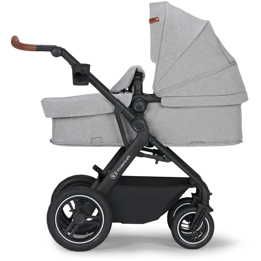 Kinderkraft Kinderwagen B Tour 3 in 1 Mink Pro Light Grey