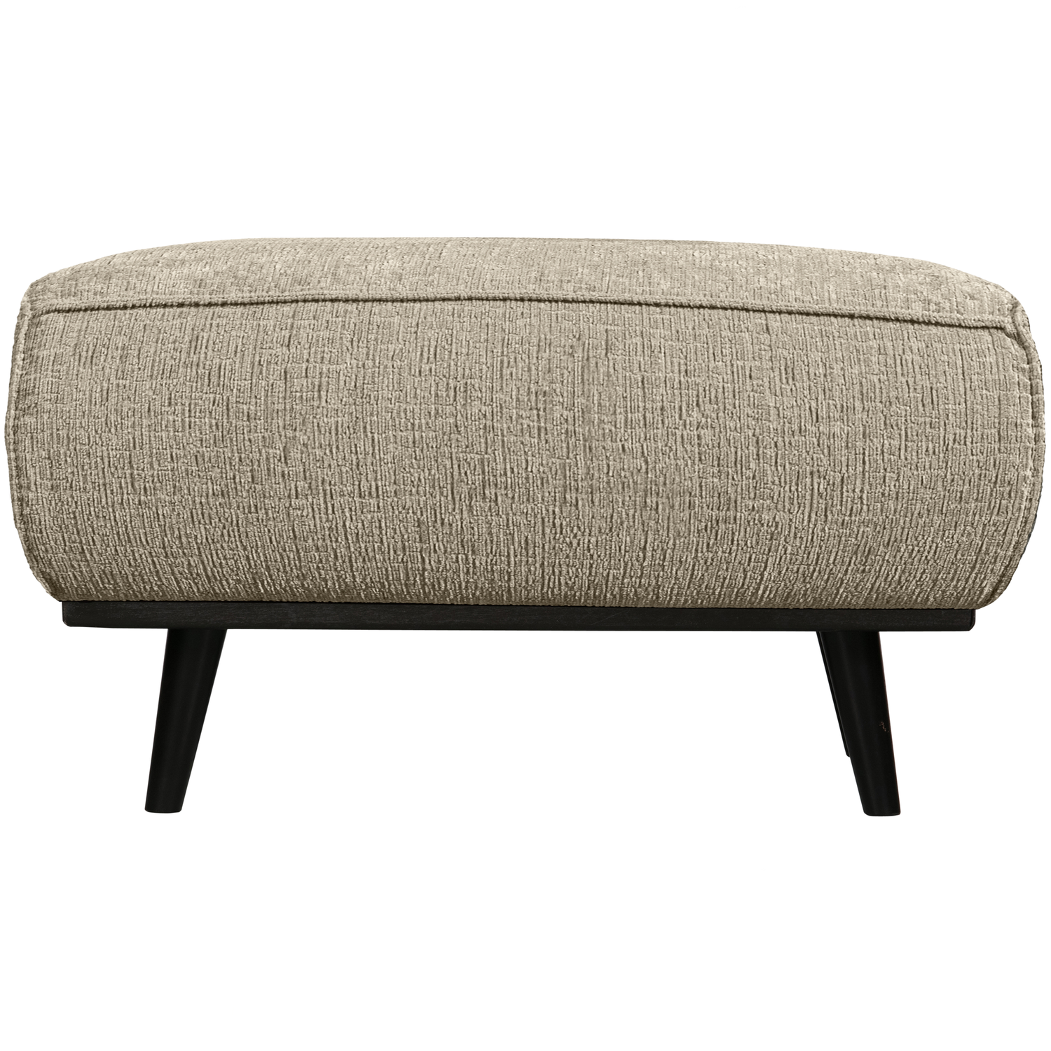 WOOOD Statement Hocker - Structure - Velvet - Wheatfield - 40x80x55