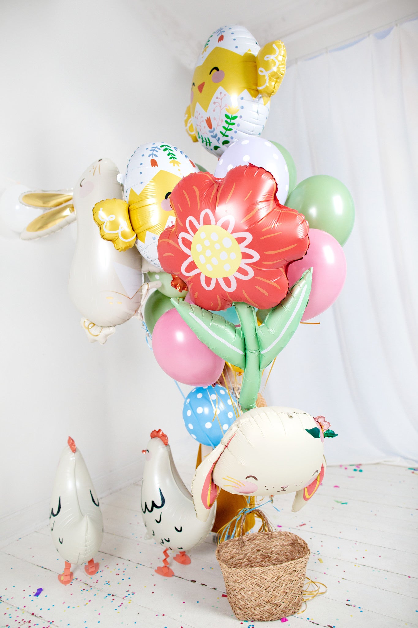 Helium Ballon Kip Leeg 57cm