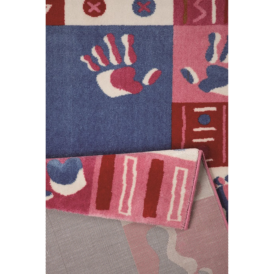 Wecon home Kinderteppich Hands & Feet pink