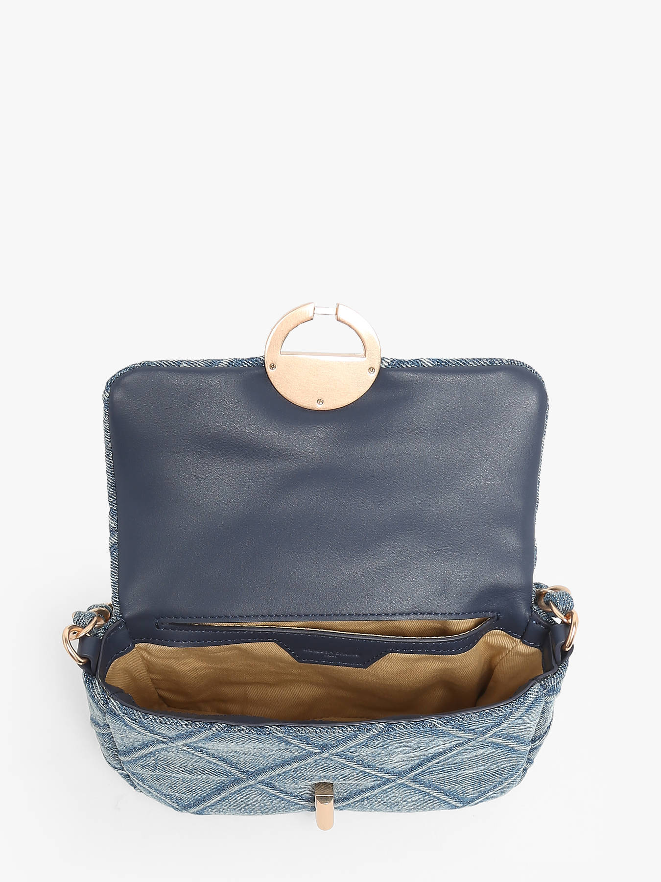 Petit sac bandoulire Moon en denim VANESSA BRUNO