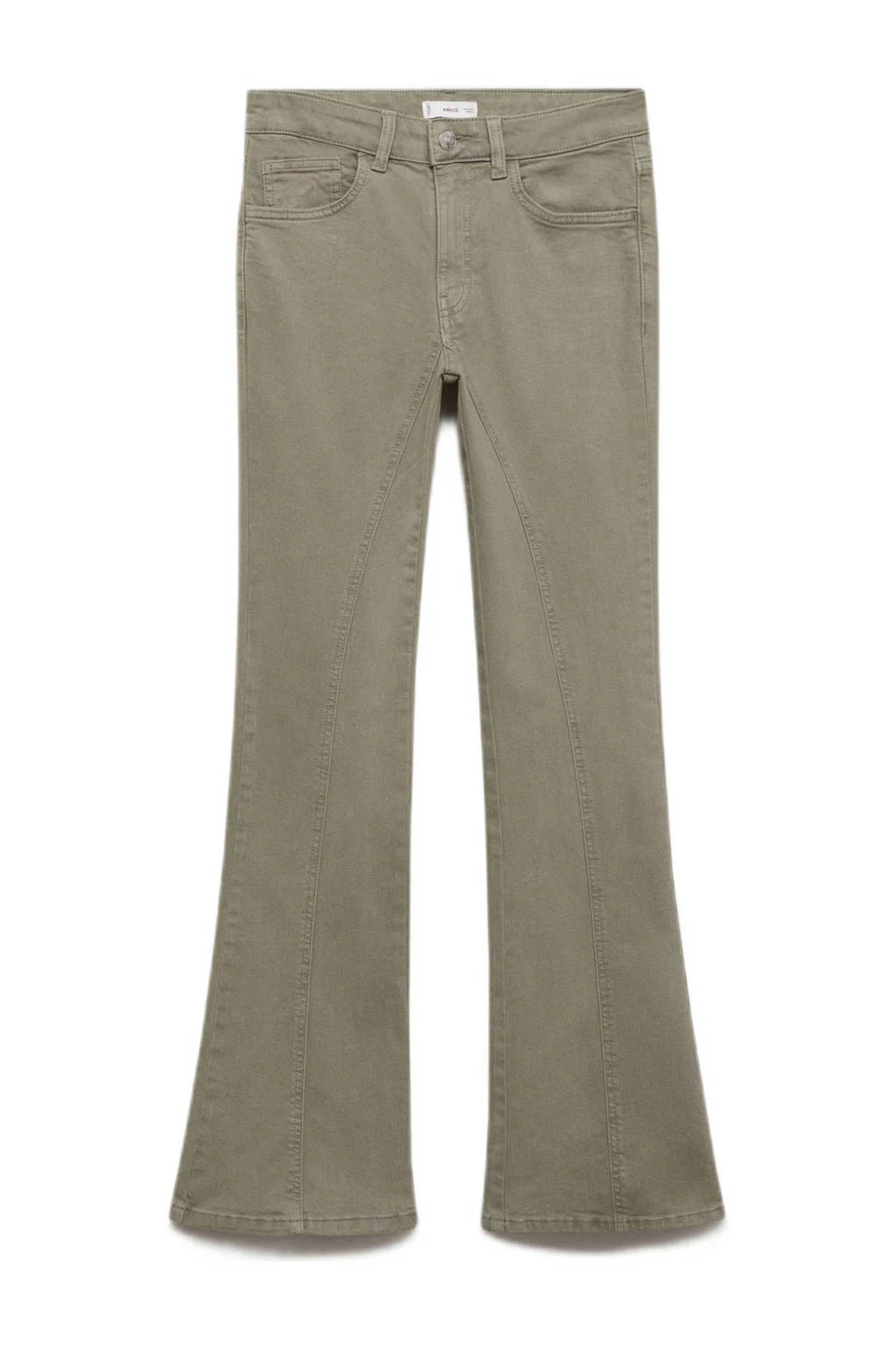 MANGO TEEN flared jeans lichtkaki