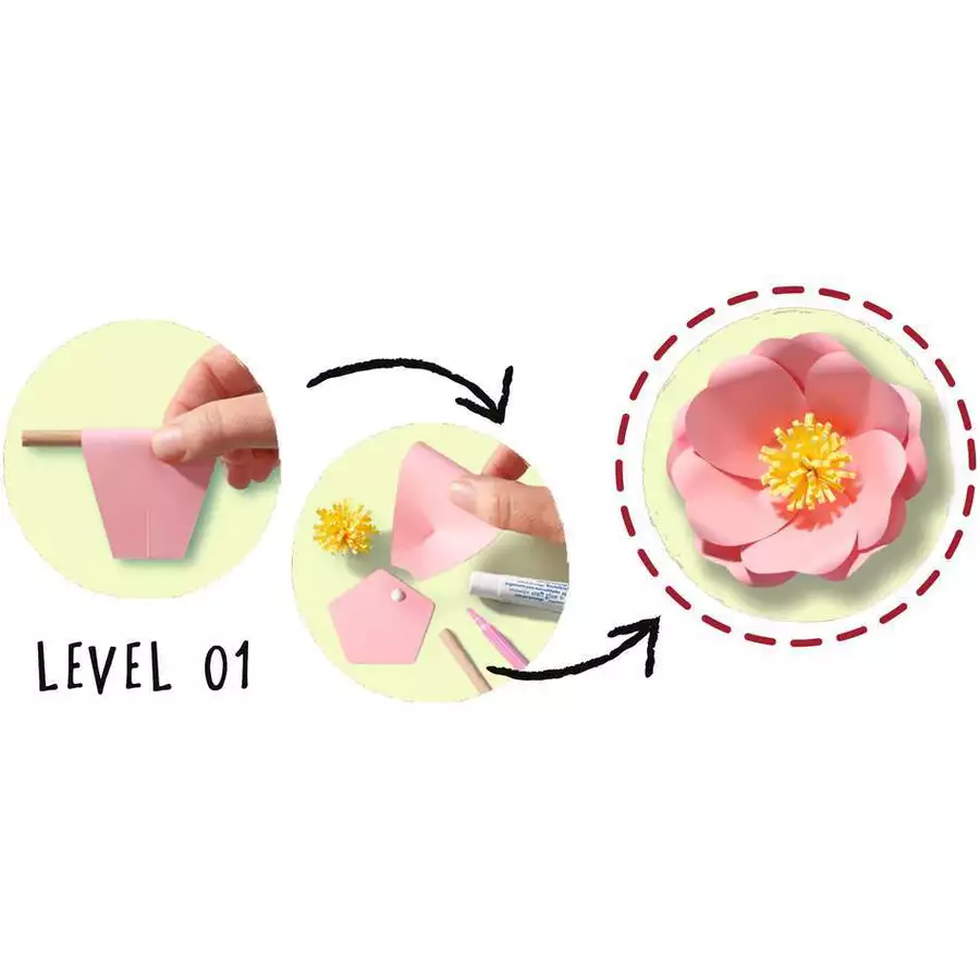 Ravensburger BeCreative Paper Art Flowers & Unicorn bunt