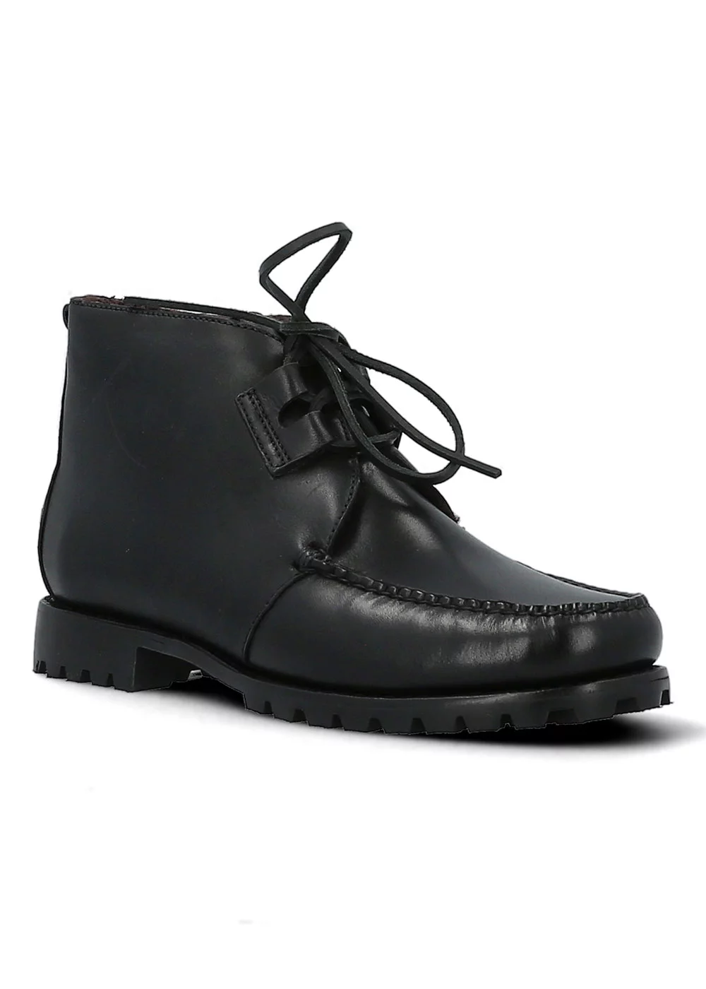 GHILLIE CHUKKA CUIR NOIR