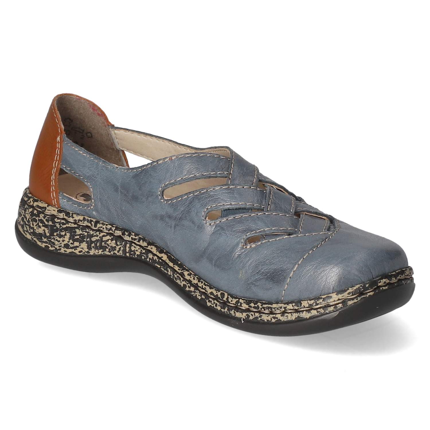 Rieker Slipper - blau