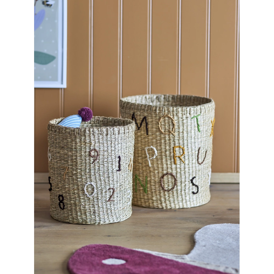 bloomingville Mini Dinne Korb 2er-Pack natur