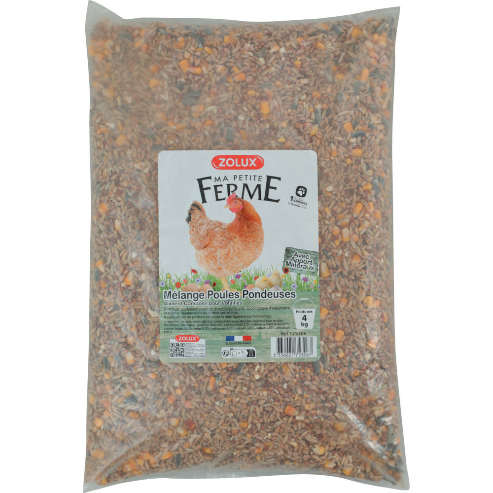 Aliment composé mélange pour poules pondeuses 4 kg basse cour