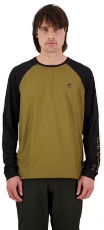TARN WIND Herren-Merino-Langarmshirt mit Windschutz  lichenblack  XXL