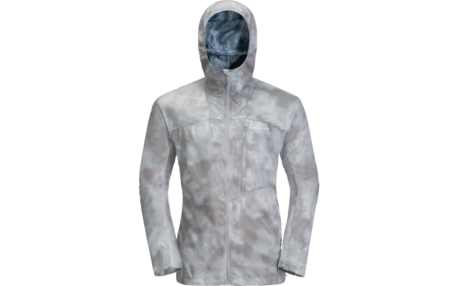 Jack Wolfskin Prelight Windbreaker Herren Windjacke silver grey all over