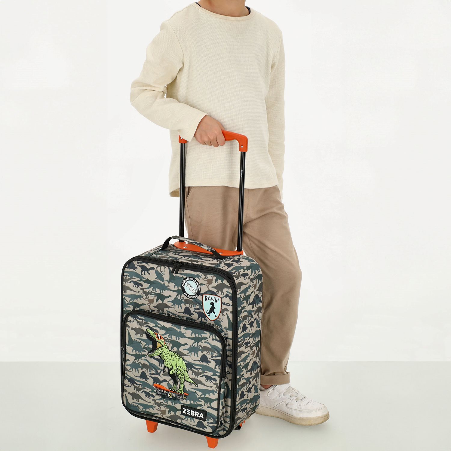Zebra Trends Trolley Adventure dino green