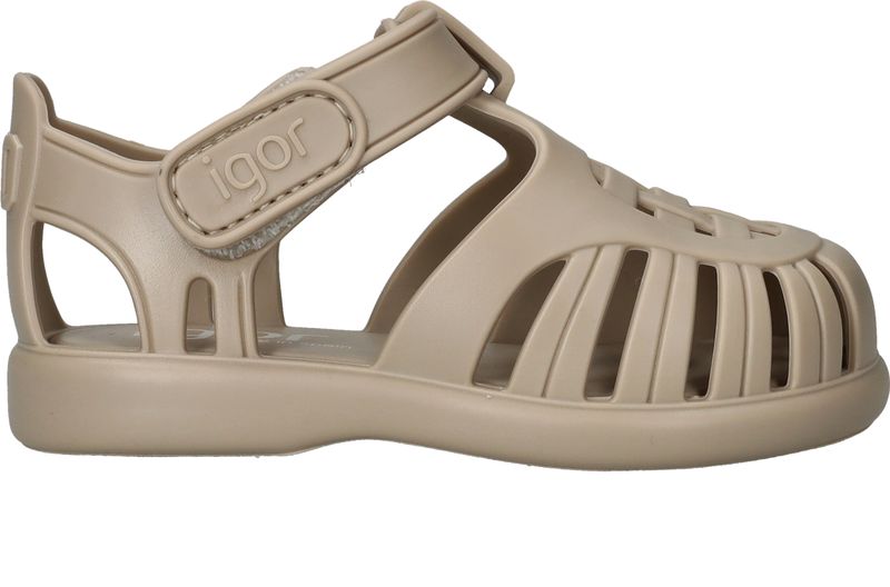 Igor Tobby Solid Sandalen Beige Meisjes Jongens