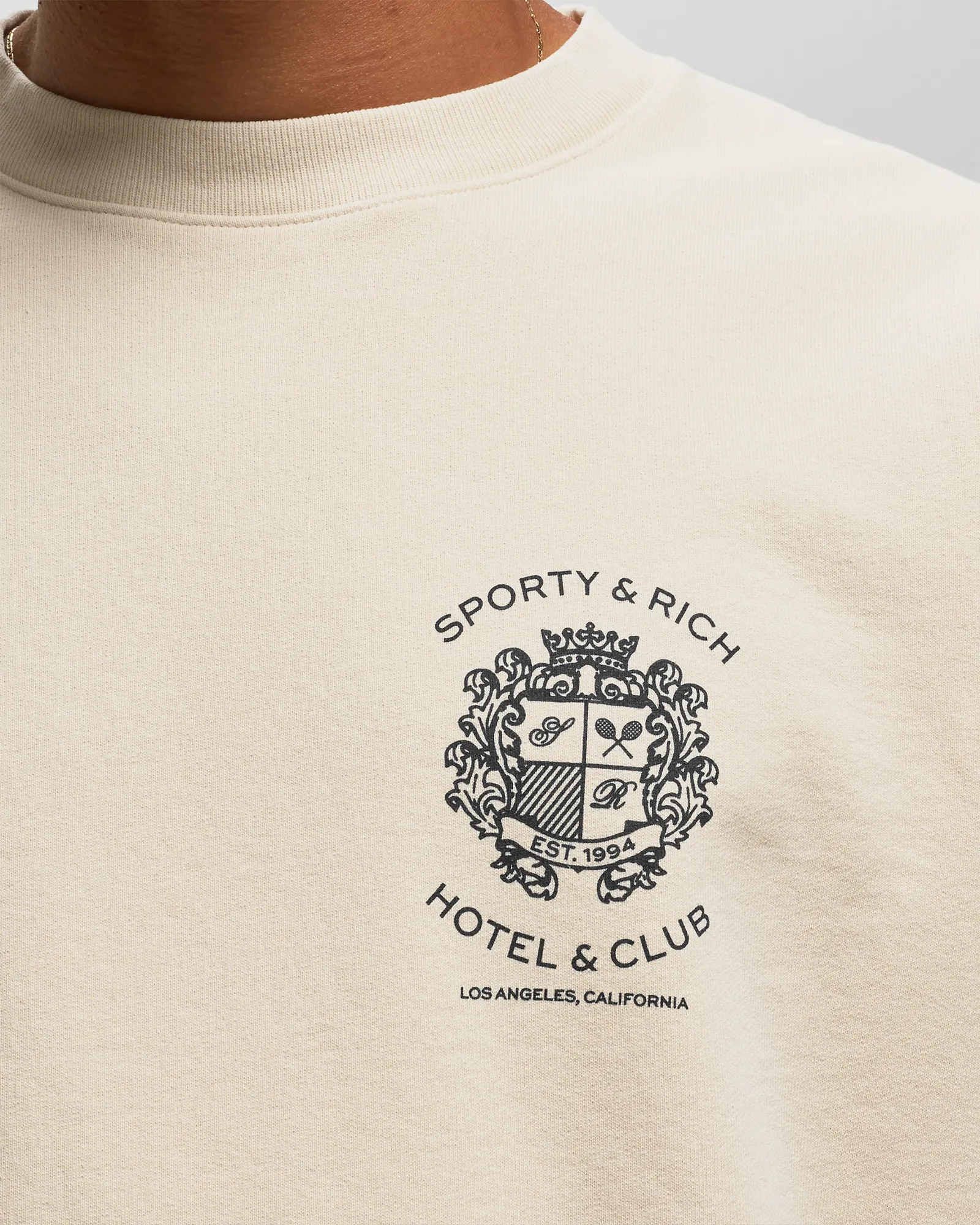 Sporty & Rich HOTEL CREWNECK