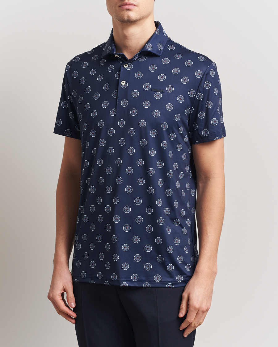 RLX Ralph Lauren Airflow Active Polo Mini G Golfball/Refined Navy