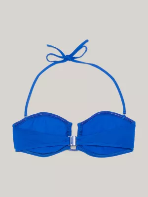 Top de biquíni tomara que caia Tommy Hilfiger x Vacation Flag