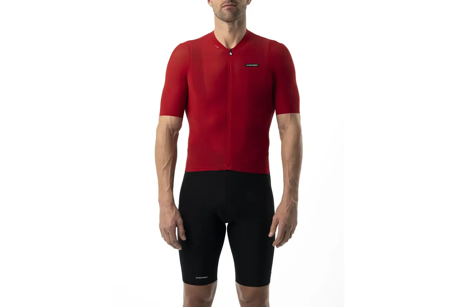 Etxeondo Alde 110LW Fietsshirt Korte Mouwen Rood Heren