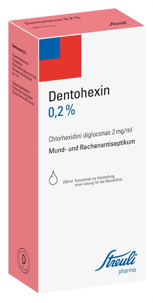 DENTOHEXINE Lös Fl 200 ml<br>200 ml, Flasche, Gurgellösung