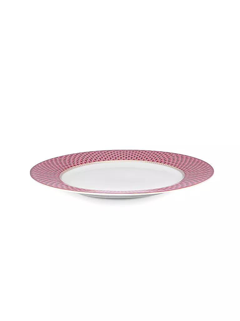 PIP STUDIO Speiseteller 26,5cm Flower Festival Dark Pink beere