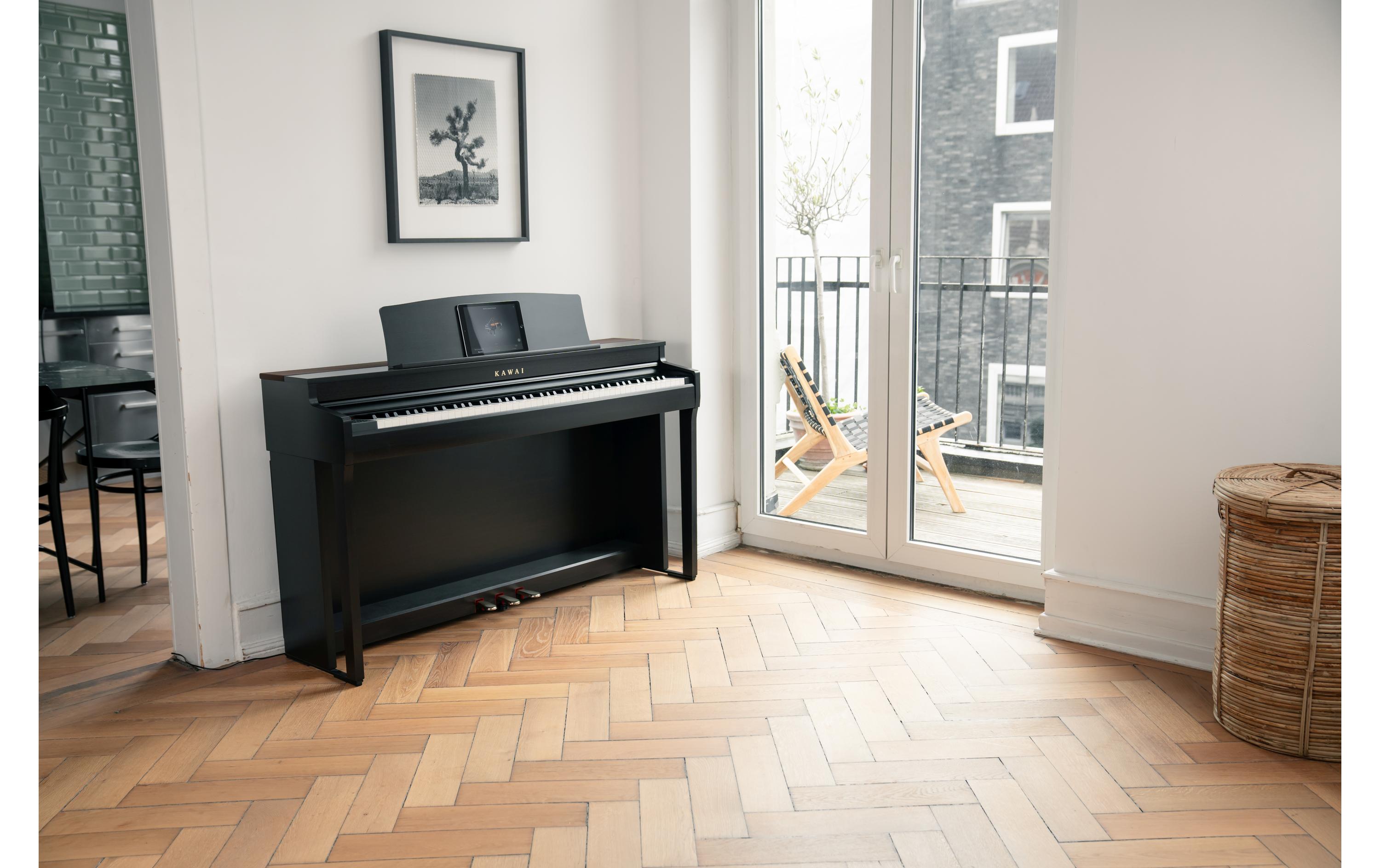 E-Piano CN-301 – Rosenholz<br>Digitalpiano mit Bluetooth-MIDI-Konnektivität, USB-Audiofunktionen und Unterstützung für die neuesten Apps
