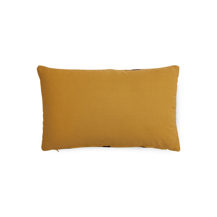 Sierkussen Striped velvet Honey 50x30 cm