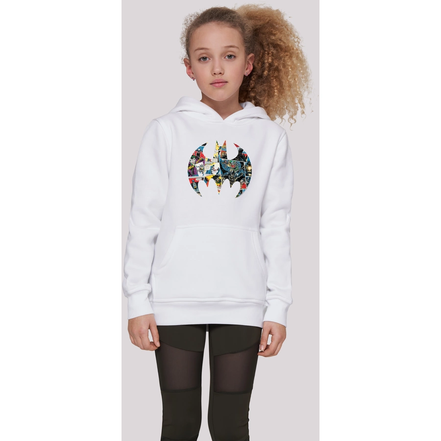 F4NT4STIC Hoodie DC Comics Batman Comic Book Logo weiß