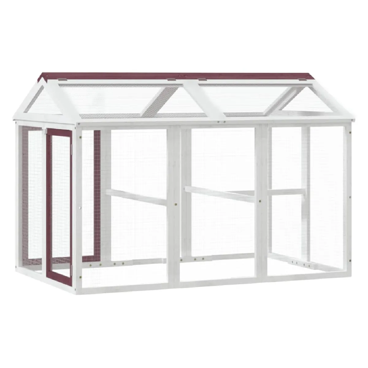 vidaXL Enclos animaux 141 cm