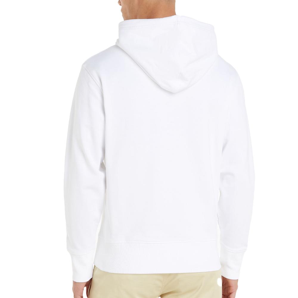 Calvin Klein Jeans Sweat à capuche Blanc Homme Calvin Klein Jeans Disrupted J30J325429
