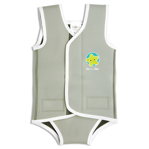 Wraäp Combinaison en néoprène pour bébé Grey Medium (6-18 mois) - BBLÜV
