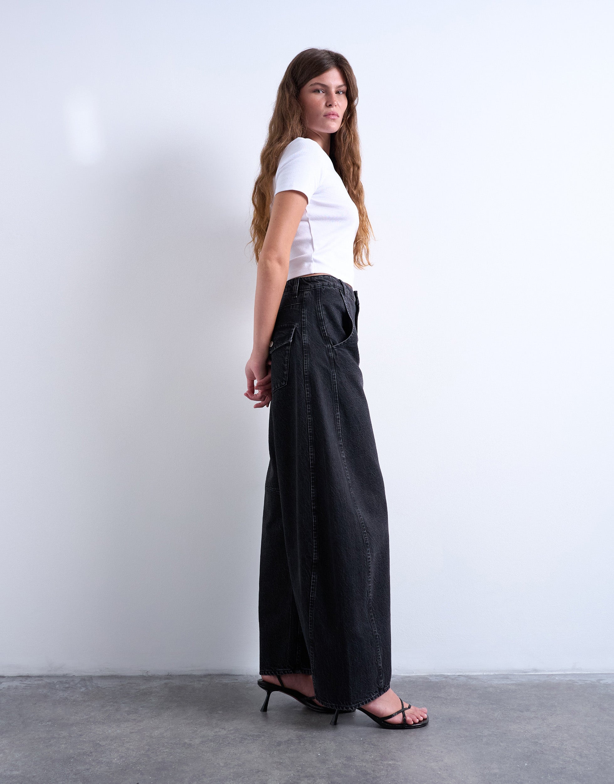 TSEMMA High rise Barrel fit Jeans