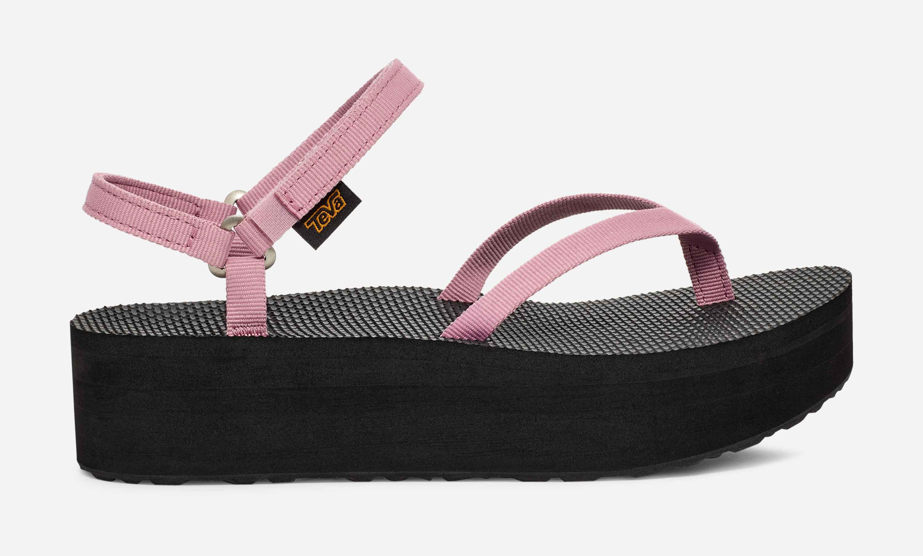 Dames Flatform Slim Sandal