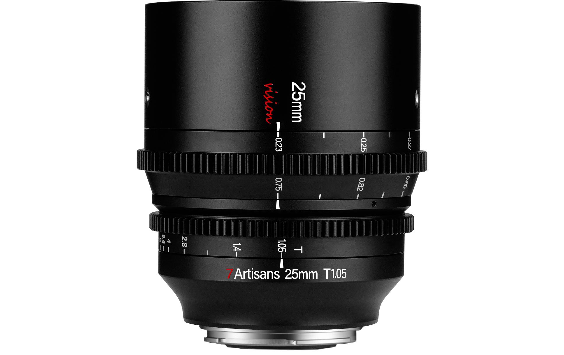 Festbrennweite 25mm T1.05 – Fujifilm X-Mount<br>Lichtstarkes Cine-Objektiv mit weichem Bokeh-Effekt